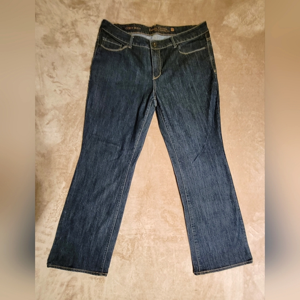Faded Glory Curvy Bootcut Jeans